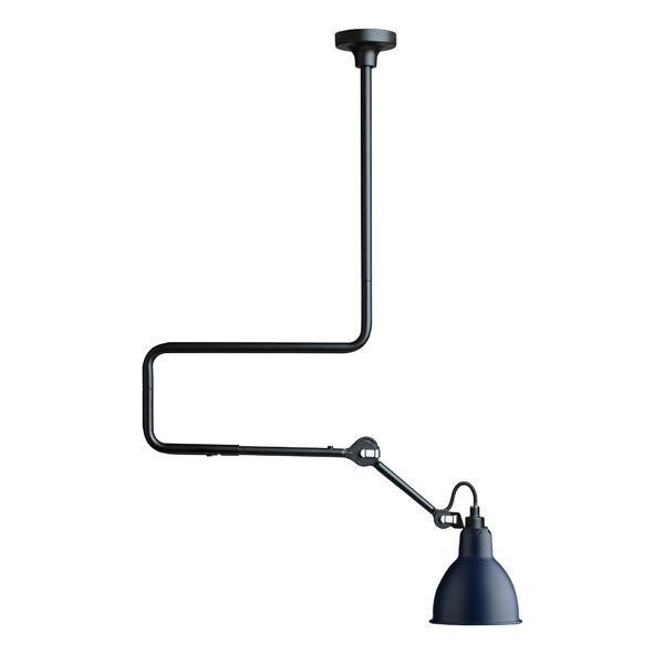 Lampe Gras N312 Loftlampe Mat Sort Blå