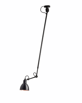 Lampe Gras N302 Loftlampe Mat Sort   Mat Sort Kobber