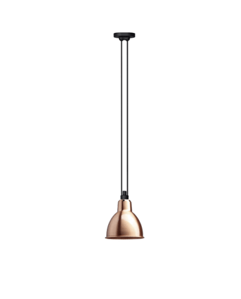 Lampe Gras N322 Pendel Kobber   Hvid Round