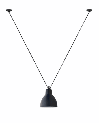 Lampe Gras N323   Pendel Mat Blå Round