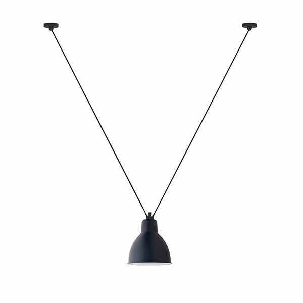 Lampe Gras N323 Pendel Mat Blå Round