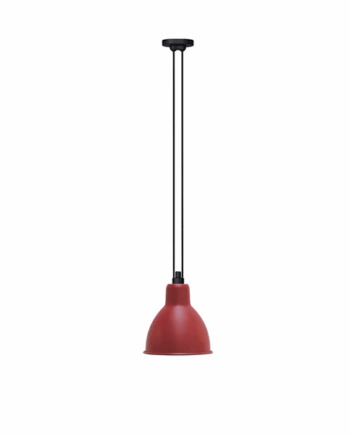 Lampe Gras N322   Pendel Mat Rød Round