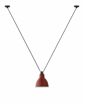 Lampe Gras N323 Pendel Mat Rød Round