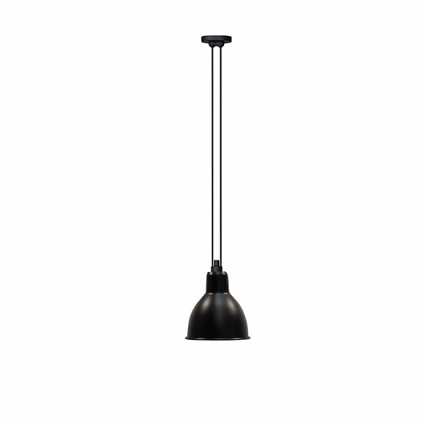 Lampe Gras N322 Pendel Mat Sort Round