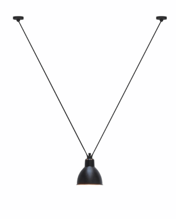 Lampe Gras N323 Pendel Mat Sort Round