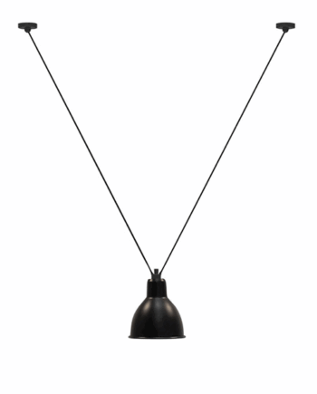 Lampe Gras N323   Pendel Mat Sort Round