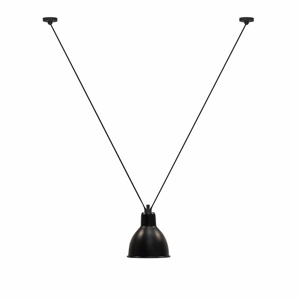 Lampe Gras N323 Pendel Mat Sort Round