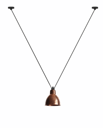 Lampe Gras N323 Pendel Rå Kobber Round