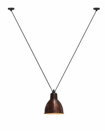 Lampe Gras N323   Pendel Rå Kobber Round