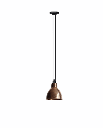 Lampe Gras N322 Pendel Rå Kobber Round