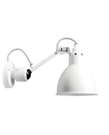 Lampe Gras N304 Væglampe Hvid   Hvid Hardwired