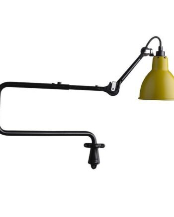 Lampe Gras N303 Væglampe Mat Sort   Gul
