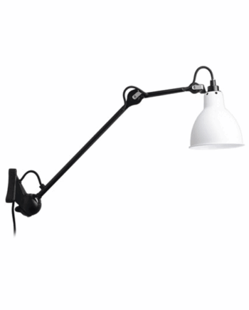 Lampe Gras N222 Væglampe Mat Sort Hvid