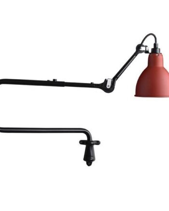 Lampe Gras N303 Væglampe Mat Sort   Rød