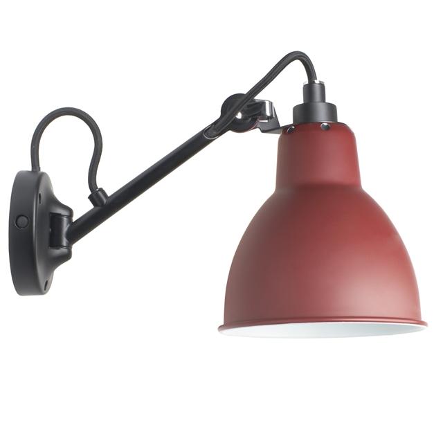 Lampe Gras N104 Væglampe Sort Rød 8211 Dcwéditions