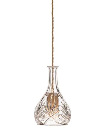 Lee Broom Bell Decanterlight Pendel Krystal Messing