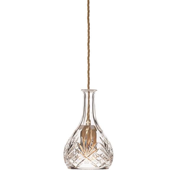 Lee Broom Bell Decanterlight Pendel Krystal Messing
