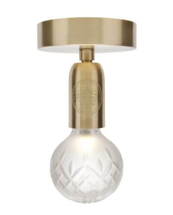 Lee Broom Crystal Bulb Loftlampe Matteret Messing