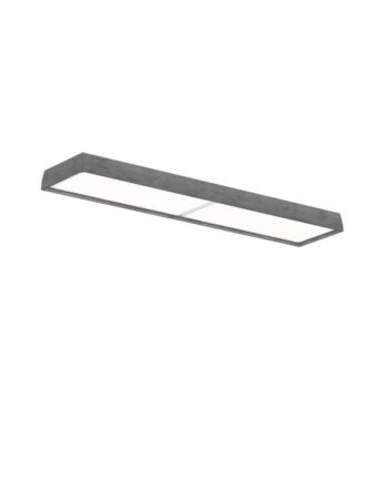 Louis Poulsen Lp Slim Loftlampe Opal Diffuser 3000k   Dali Mørk Rå Aluminium