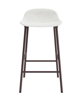 Normann Copenhagen Form Barstol 65 Cm Polstret Gruppe   Lysegrå Stål