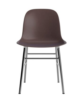 Normann Copenhagen Form Spisebordsstol Brun Krom