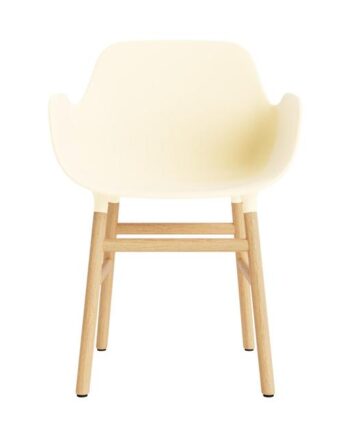 Normann Copenhagen Form Spisebordsstol Med Armlæn Crème Eg