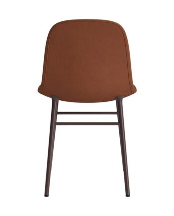 Normann Copenhagen Form Spisebordsstol Polstret Gruppe   Brun Stål