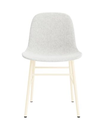 Normann Copenhagen Form Spisebordsstol Polstret Gruppe   Creme Stål