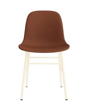 Normann Copenhagen Form Spisebordsstol Polstret Gruppe   Creme Stål
