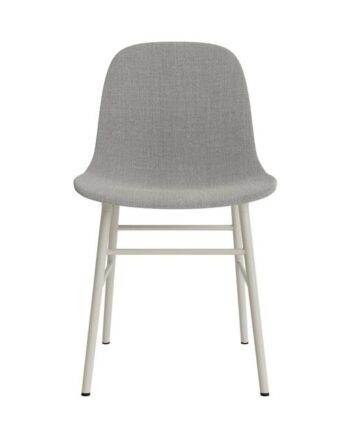 Normann Copenhagen Form Spisebordsstol Polstret Gruppe   Lysegrå Stål