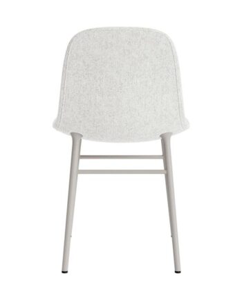 Normann Copenhagen Form Spisebordsstol Polstret Gruppe   Varm Grå Stål