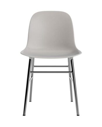 Normann Copenhagen Form Spisebordsstol Varm Grå Krom