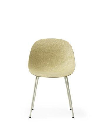 Normann Copenhagen Mat Spisebordsstol Creme Stål Hamp