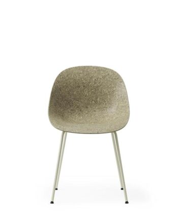 Normann Copenhagen Mat Spisebordsstol Creme Stål Seaweed