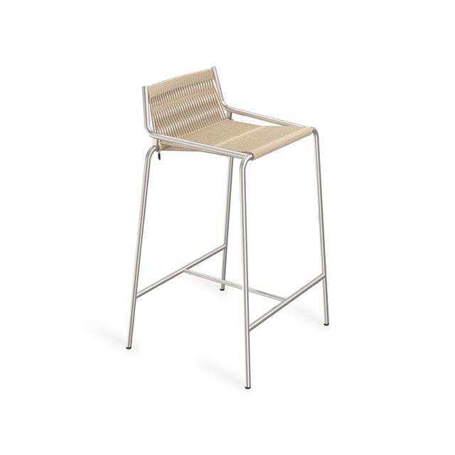 Thorup Copenhagen Noel Barstol Rustfrit Stål Linned H67 Cm
