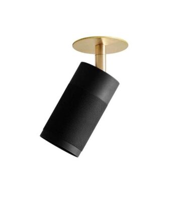 Thorup Copenhagen Patrone Recessed Loftlampe Sort Bruneret Messing Messing Clip-fit