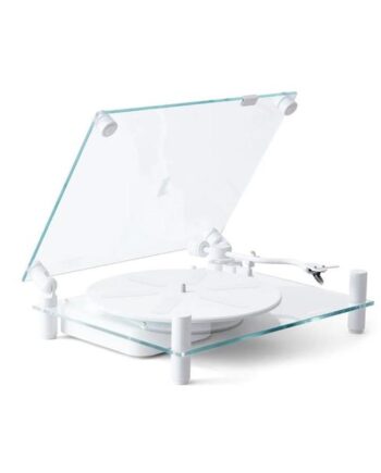 Transparent Turntable Pladespiller Hvid