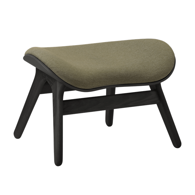 Umage Conversation Piece Ottoman Sort Egetræ Morning Meadows