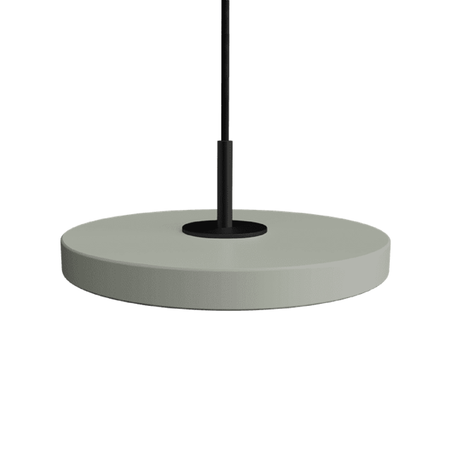 Umage Asteria Micro Pendel Med Lysdæmper Nuance Olive Sort Top