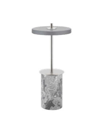 Umage Asteria Move Transportabel Lampe Mini Grå Marmor Stål