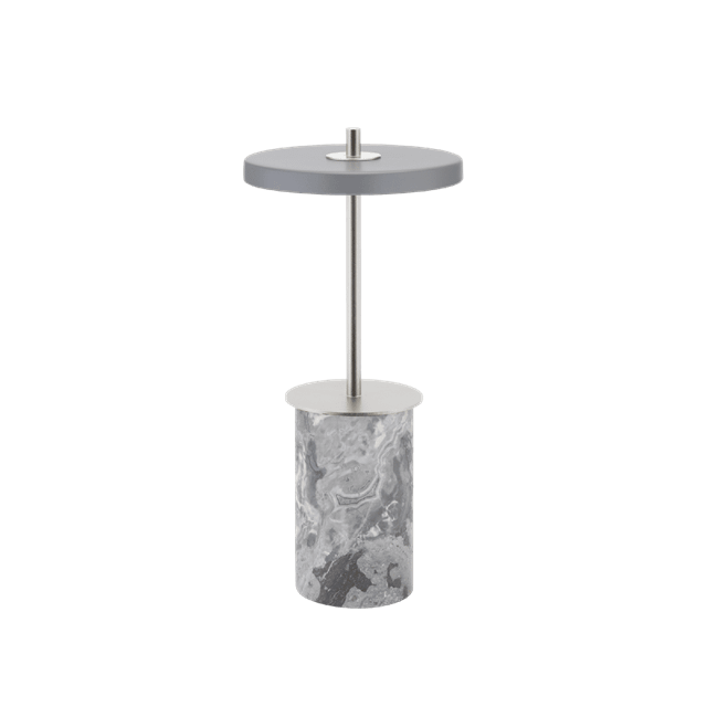 Umage Asteria Move Transportabel Lampe Mini Grå Marmor Stål