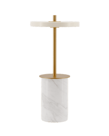 Umage Asteria Move Transportabel Lampe Mini Hvid Marmor
