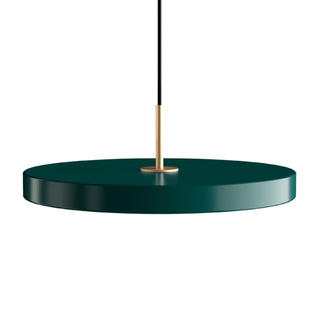 Umage Asteria Plus Medium Pendel Forest Green Messing
