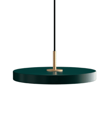 Umage Asteria Plus Mini Pendel Forest Green Messing