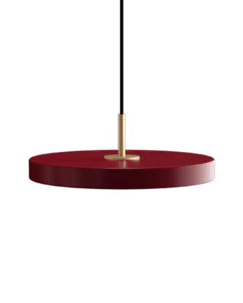 Umage Asteria Plus Mini Pendel Ruby Red Messing