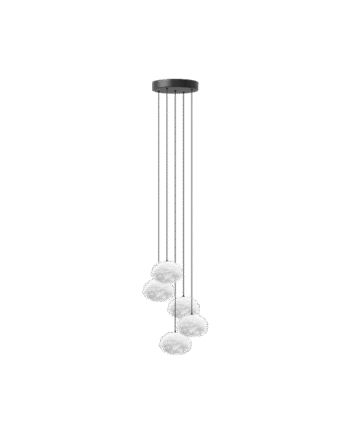 Umage Eos Pendel Med Baldakin   Cluster   Mini Nano White