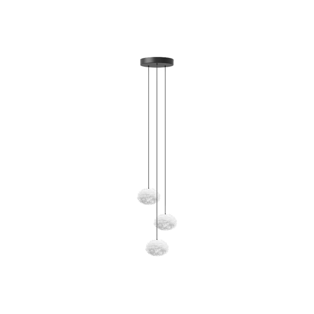 Umage Eos Pendel Med Baldakin Cluster Mini Nano White