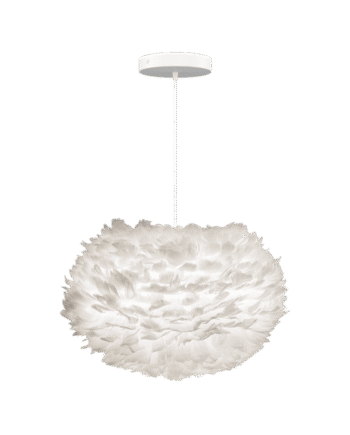 Umage Eos Pendel Med Baldakin Medium Hvid