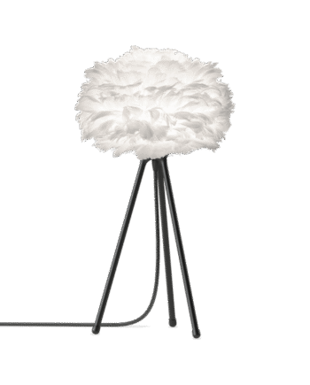 Umage Eos Tripod Bordlampe Mini Hvid Med Ben   Sort