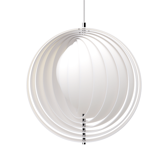 Verner Panton Moon Pendel Stor Opal